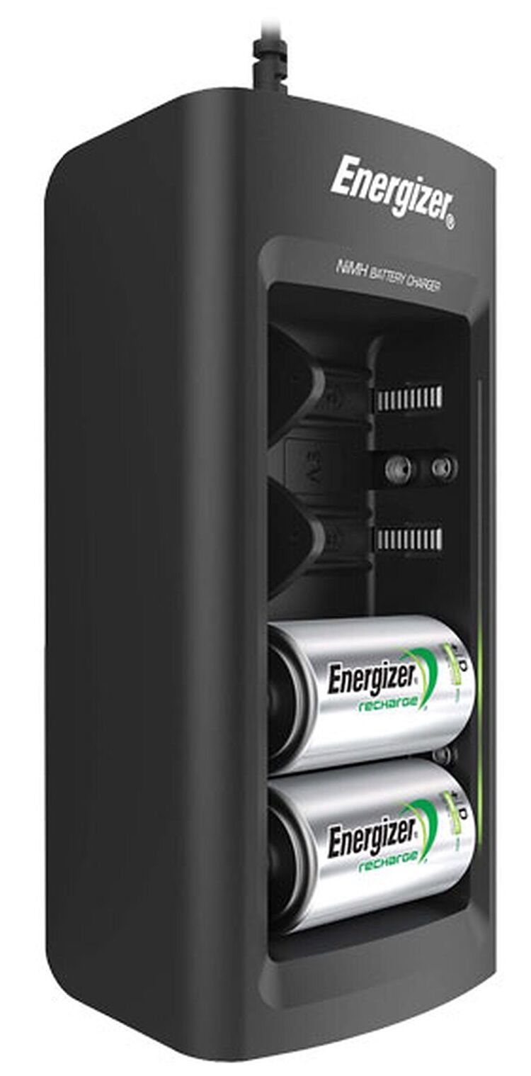 Chargeur Rechargeable Universel Energizer pour Piles C Cell, D Cell, AA, AAA et 9V thumbnail 3