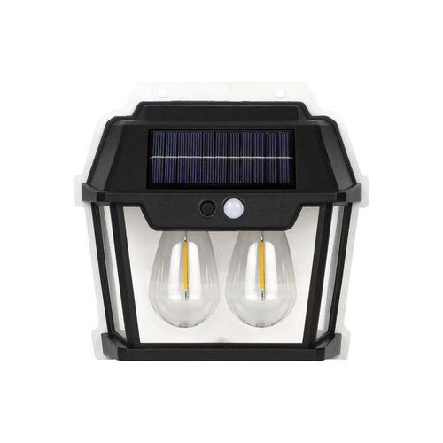 Lampe Murale Solaire Extérieure À Triple Led Étanche Avec Détecteur De Mouvement Deux Lampe thumbnail 1