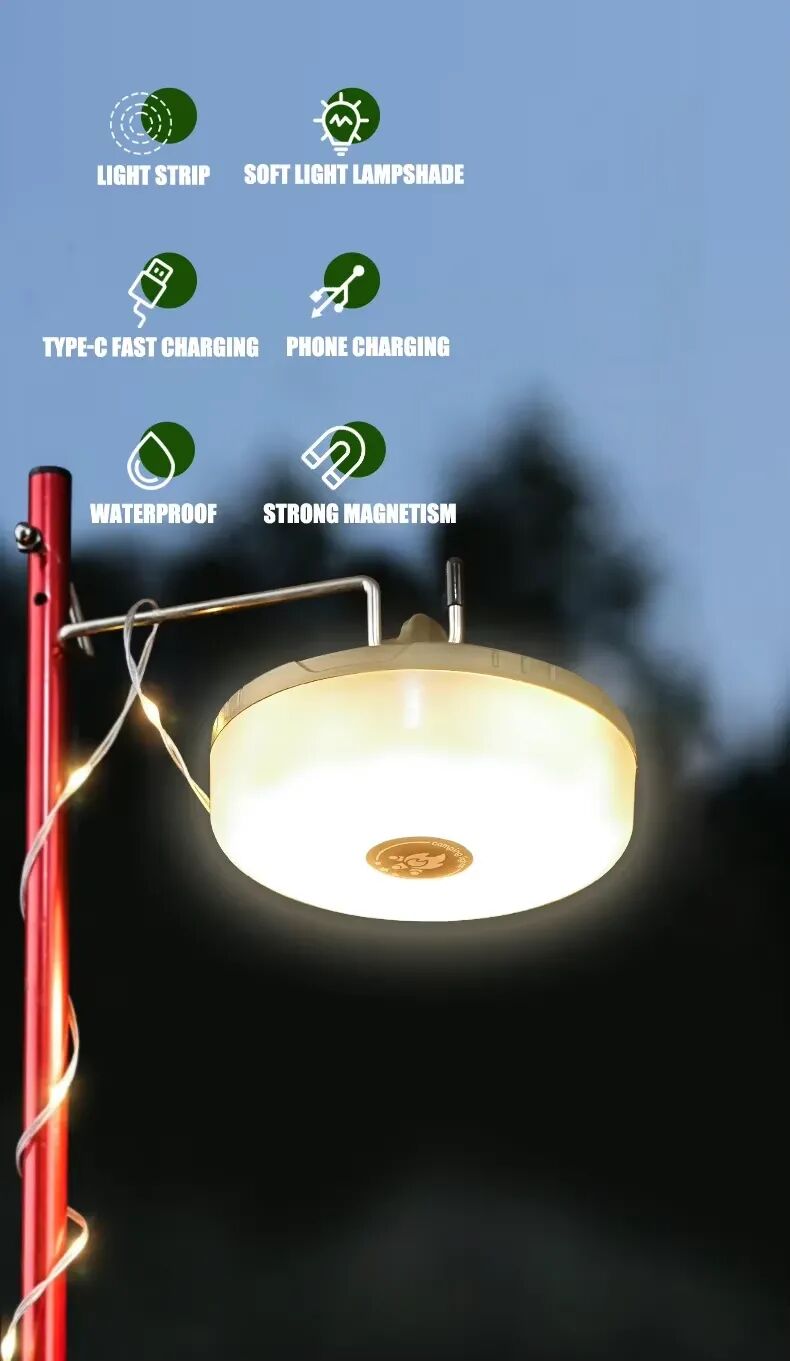 Une Aventure Nocturne : Lampes De Camping Rechargeables Par Usb thumbnail 6
