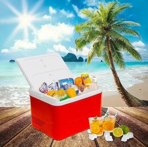 Glacière De Rangement Portable 28 L Pour Voiture, Pique-nique , Camping, Bateau