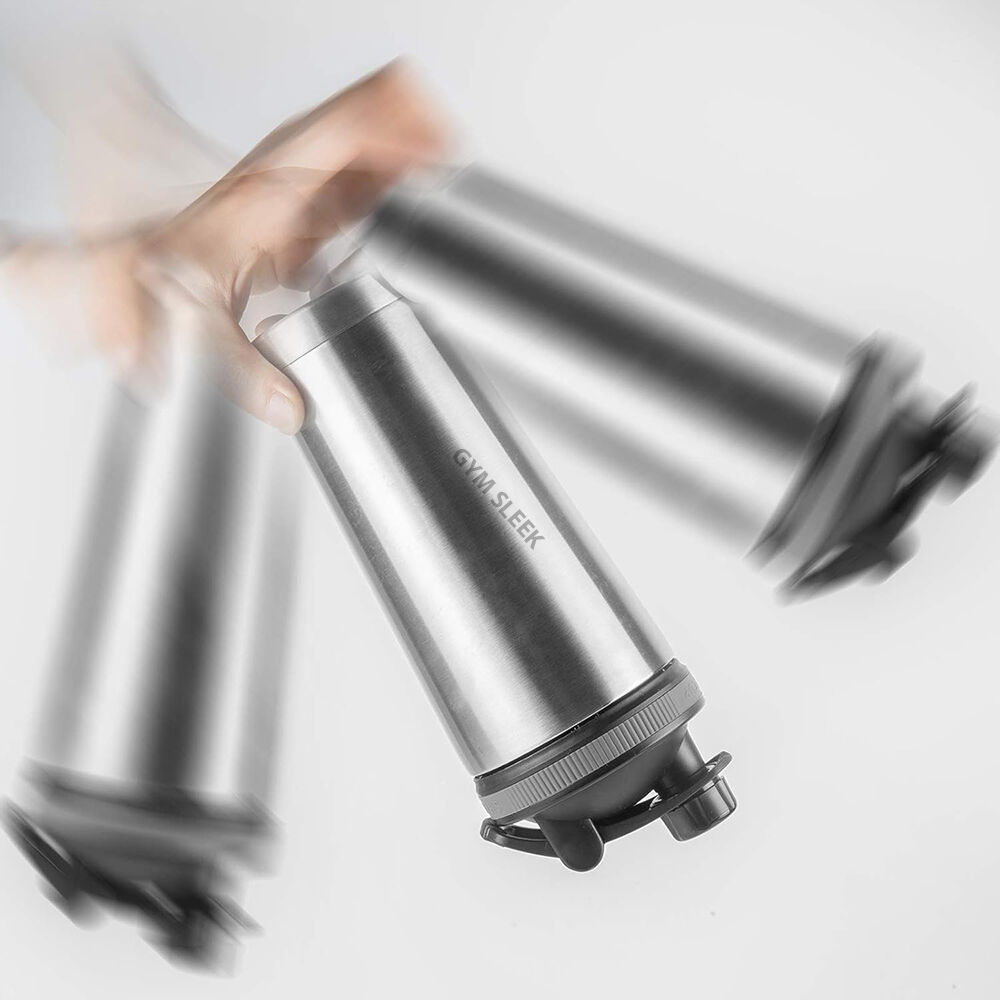 Shaker Inox Isotherme Sans Bpa Multi-usage – Bouteille Sport Thermique En Acier Inoxydable thumbnail 5