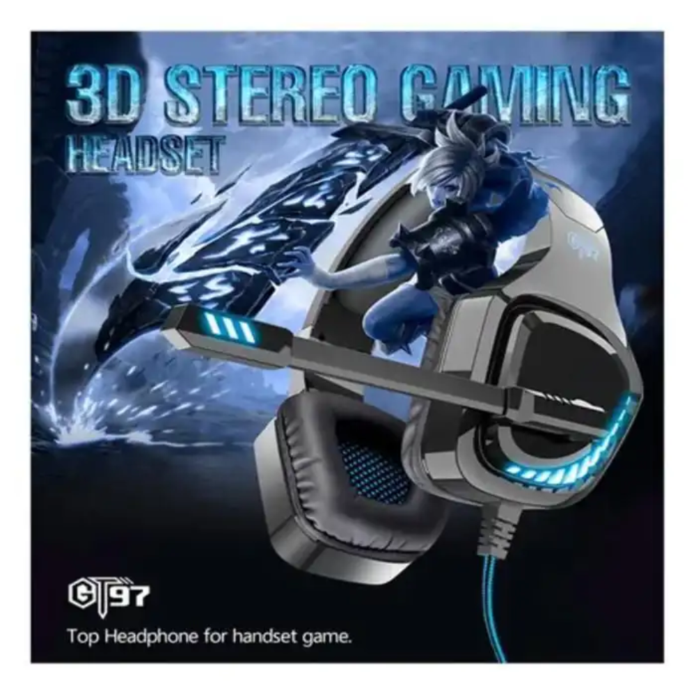 Casque Gaming Microphone Ajustable Gt97 thumbnail 3