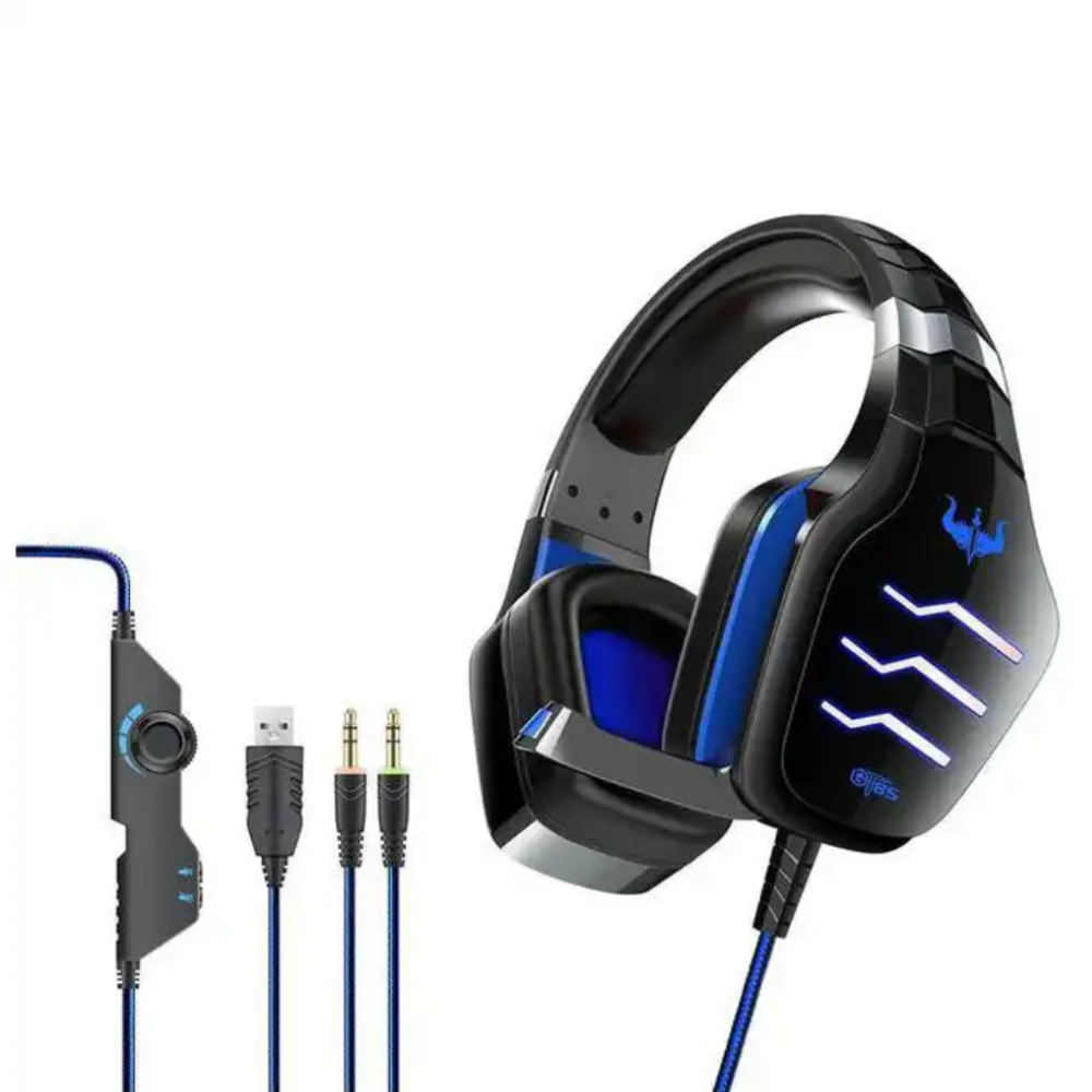 Casque Gaming Gt85 Stéréo Avec Microphone Anti-bruit Et Led thumbnail 1