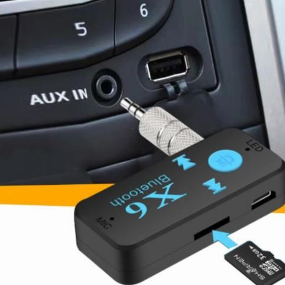 Récepteur Bluetooth Bt-x6 5.0 + Dvr - Audio Stéréo Aux 3.5mm Voiture thumbnail 3