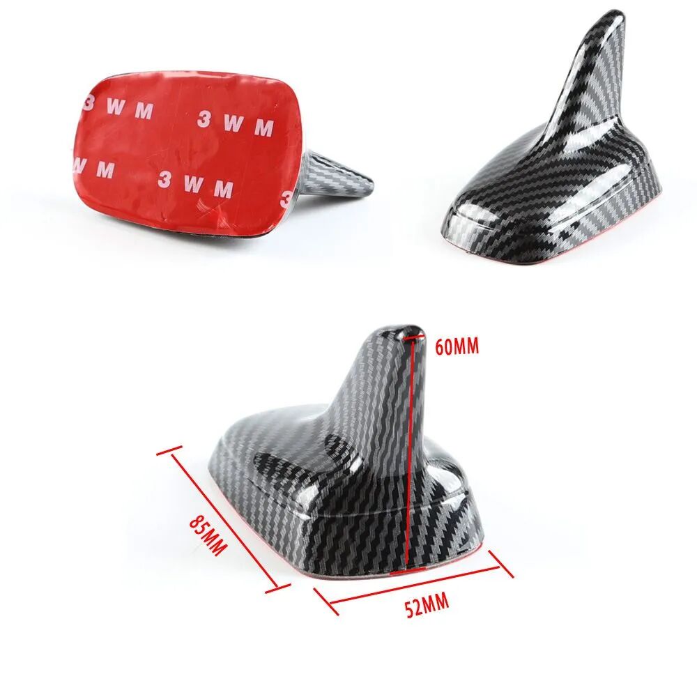 Couverture D'antenne De Toit En Fibre De Carbone Pour Voiture,noir thumbnail 4