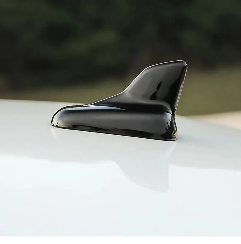 Autocollant En Forme Aileron De Requin Pour Toit De Voiture Blanc thumbnail 3
