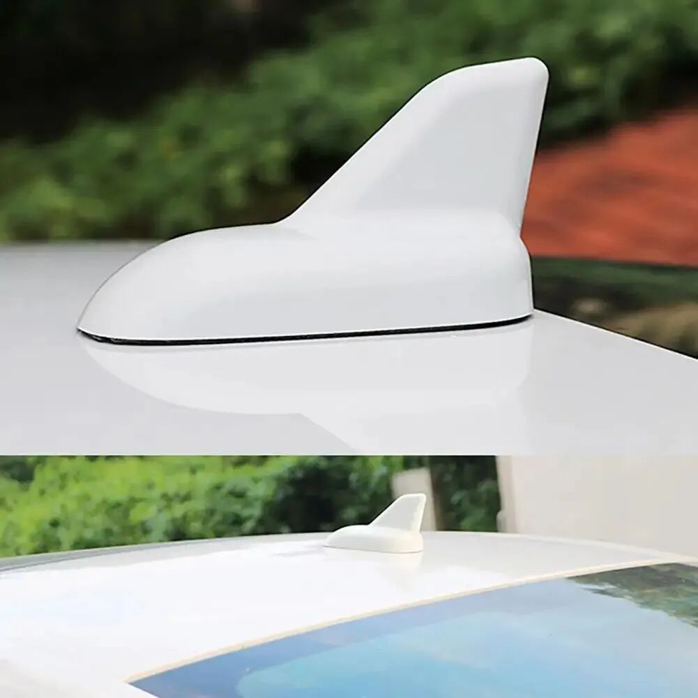 Autocollant En Forme Aileron De Requin Pour Toit De Voiture Blanc thumbnail 5
