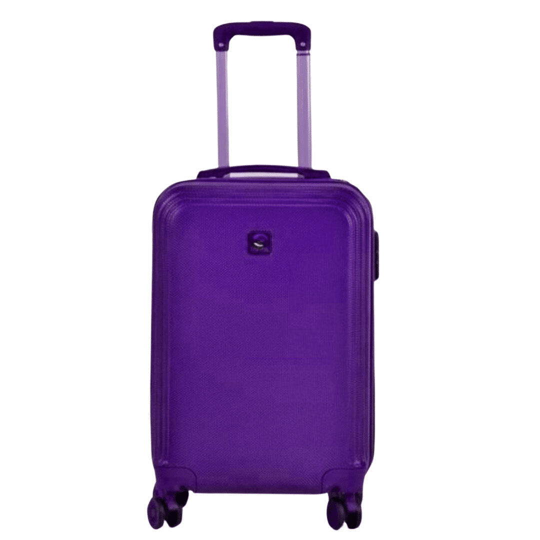 Valise De Voyage Taille Moyenne Pour Hommes Et Femmes Mauve thumbnail 1