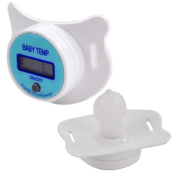 Thermomètre Numérique Lcd Tétine Mamelon Pour Bébé Rose thumbnail 4