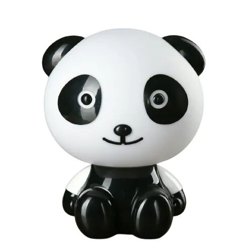 Lampe De Table Led Pour Enfants En Forme D'ours De Dessin Animé,compagnon Lumineux Pour Enfants Noir Blanc thumbnail 4