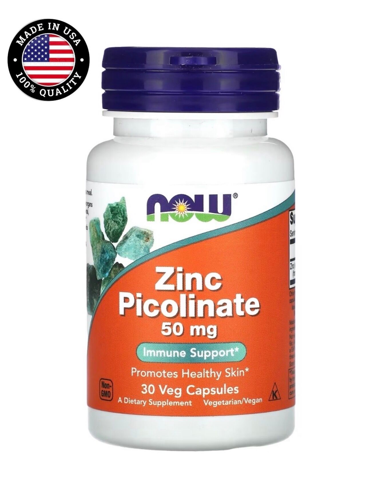 Zinc Picolinate, 50mg , 30 Capsules