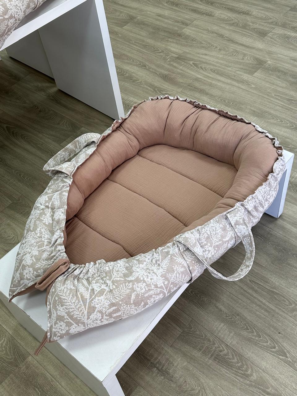 Couffin En Lin À Motifs thumbnail 1