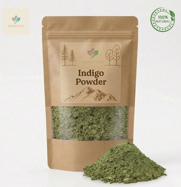 Poudre D'indigo 100% Naturelle – Coloration Capillaire Sain Et Naturel | Traitement Peau 100gr thumbnail 2