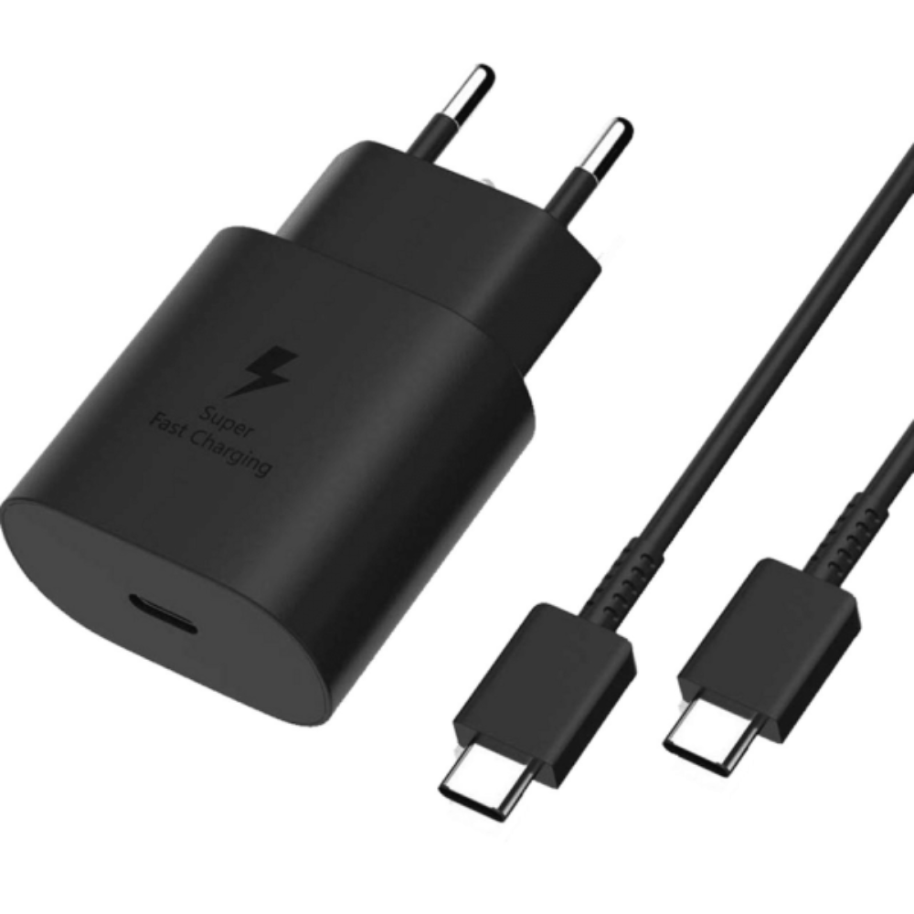 Chargeur 25w Pd Usb-c Avec Câble Usb-c Vers Usb-c 3a thumbnail 1