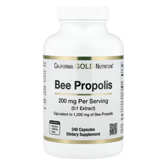 Bee Propolis, 200 Mg, 5-1 Extract, 240 Capsules