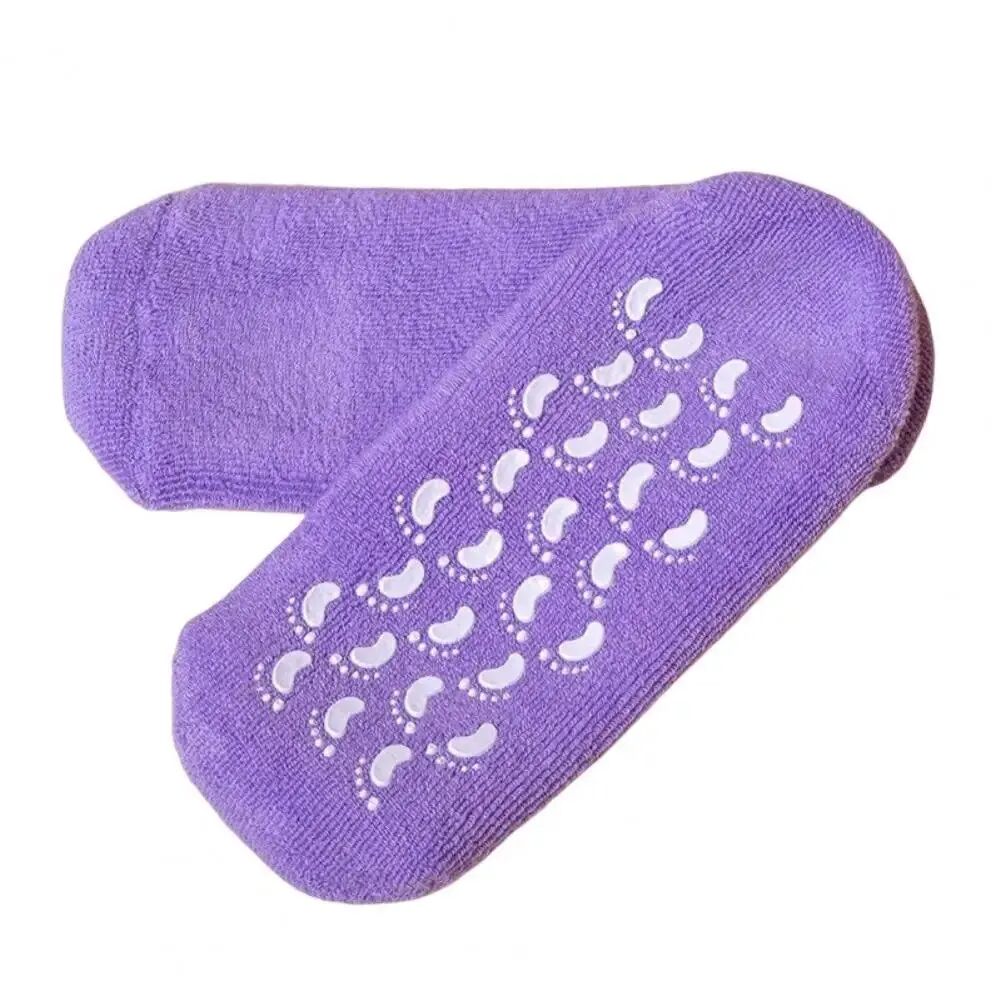 2 Paires De Chaussettes De Soins - Mauve