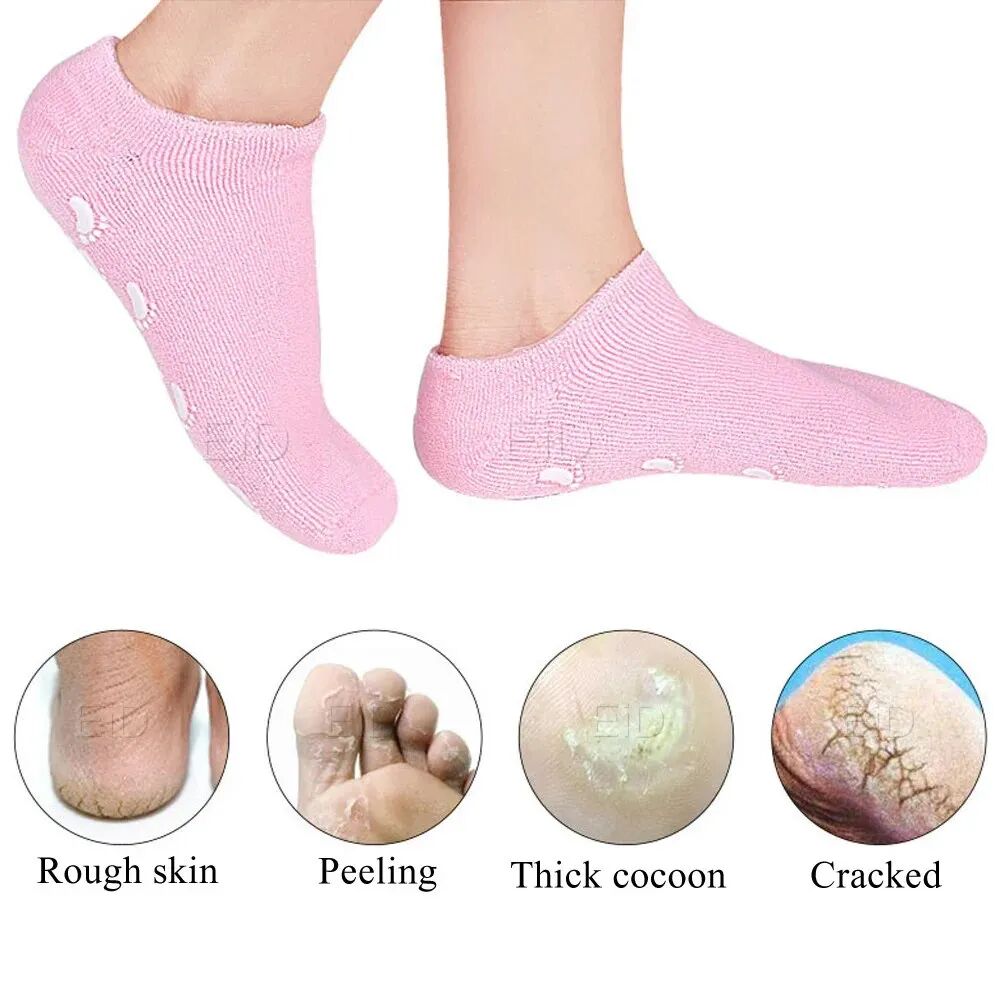 2 Paires De Chaussettes De Soins - Rose thumbnail 4