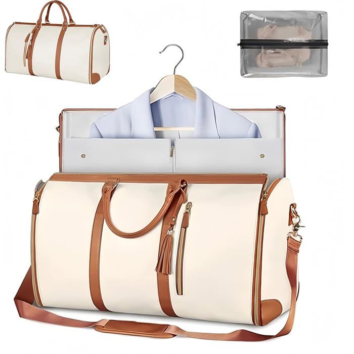 Sac À Vêtements De Voyage 2 En 1 - Sac À Main Convertible - Couleur Aléatoire