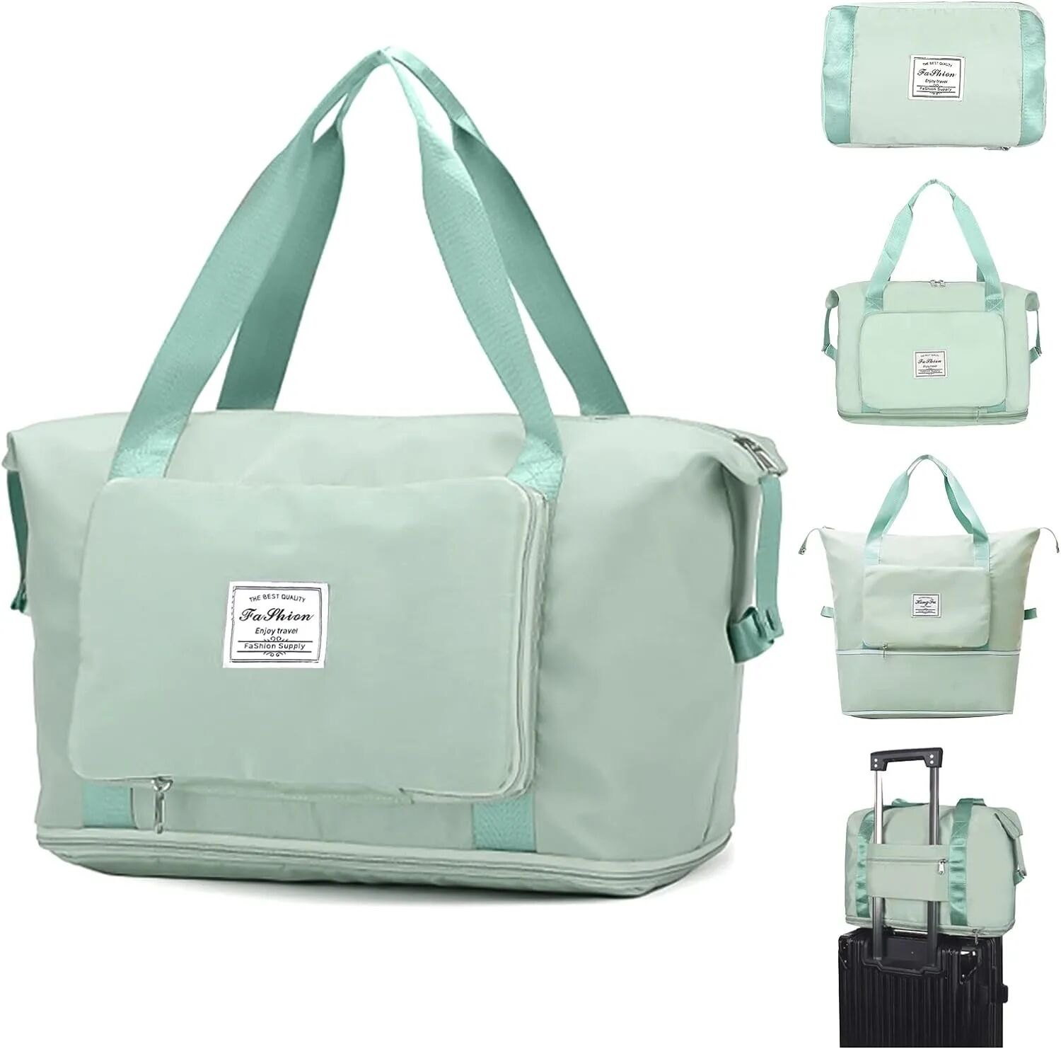 Sac De Voyage Pliable Pour Femmes - Vert