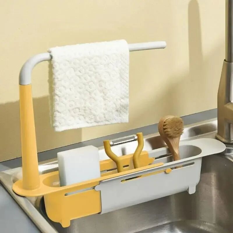 Porte-éponge Modulable Jaune