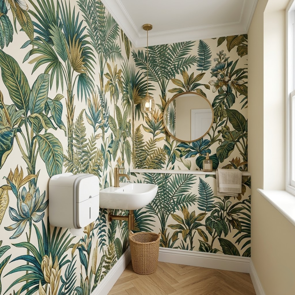 Distributeur de Papier Toilette Mural avec Tiroir de Rangement et Support Multifonction - Couleur Aléatoire thumbnail 5