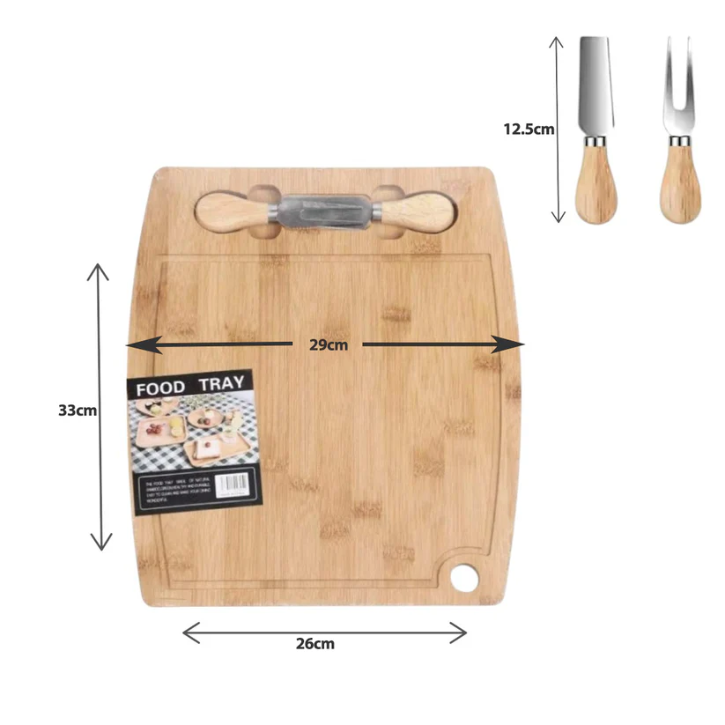 Planche À Fromages Avec Accessoires De Coupe, Plateau Élégant Pour Servir Et Présenter Le Fromage thumbnail 4