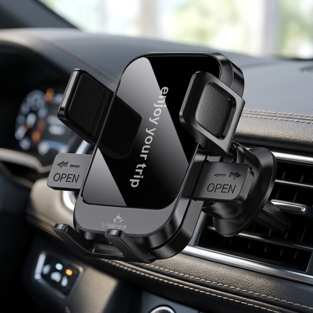 CL-910 – Support Voiture Universel à Verrouillage Automatique pour Smartphone thumbnail 3