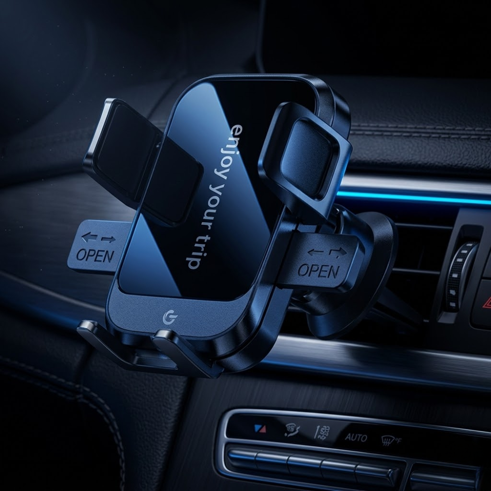 CL-910 – Support Voiture Universel à Verrouillage Automatique pour Smartphone thumbnail 4