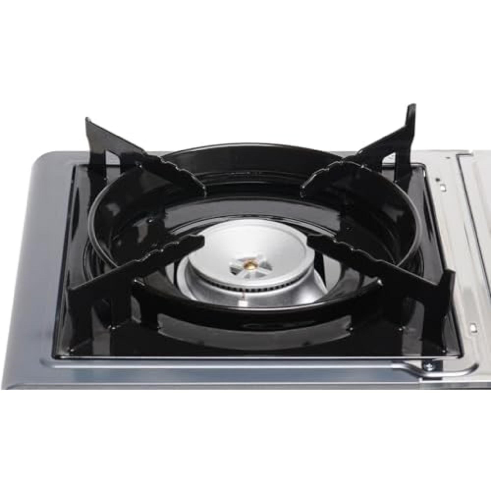 Réchaud À Gaz Portable De Camping À Un Brûleur Avec Étui De Transport - Barbecue Compact D'extérieur Pour La Maison, Les Restaurants Et Une Utilisation Intérieure Et Extérieure thumbnail 5