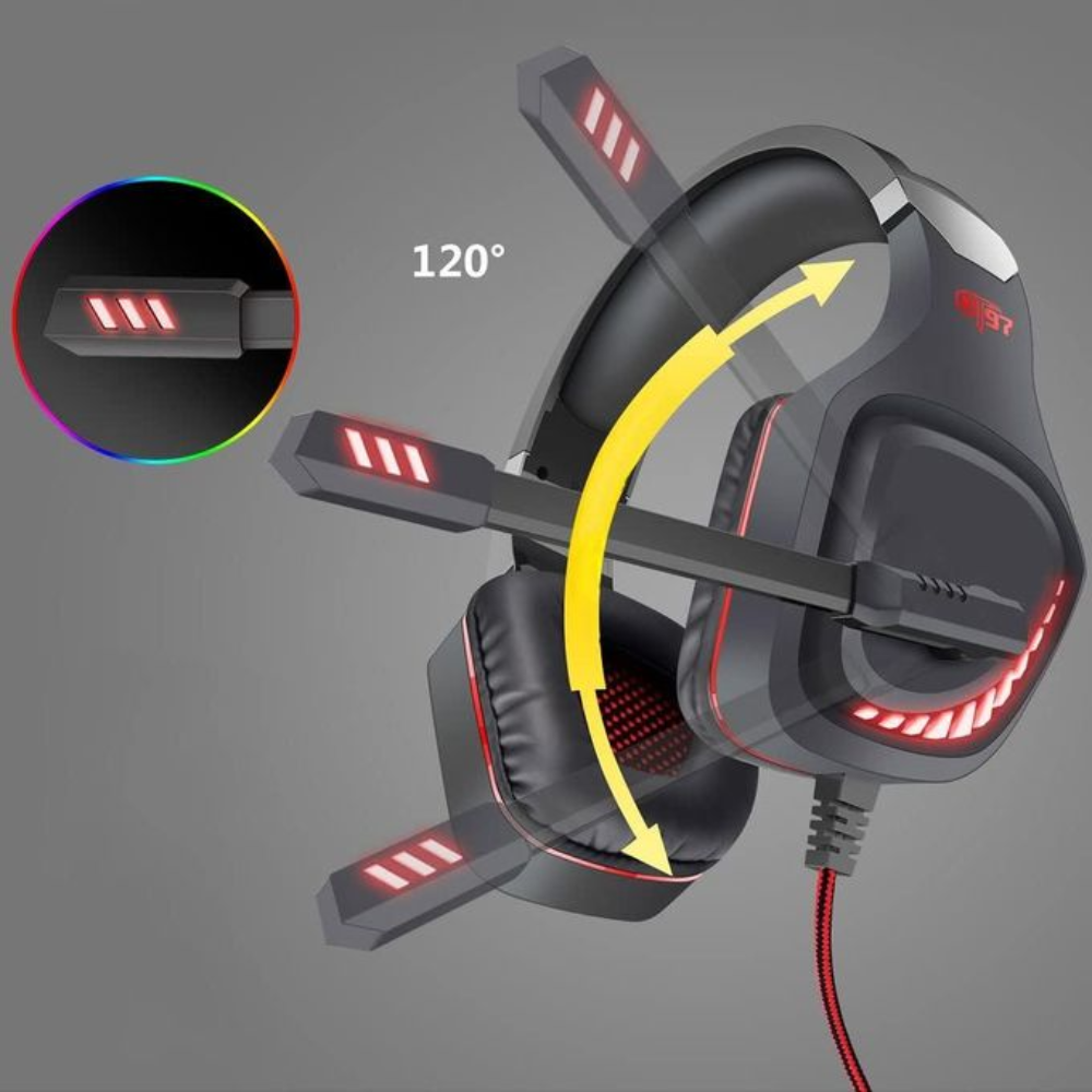 Casque Gamer Gaming Headset Gt97 - Couleur Aleatoire thumbnail 7