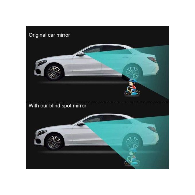 Rétroviseur Convexe À Cadre Rond Pour Angle Mort thumbnail 5