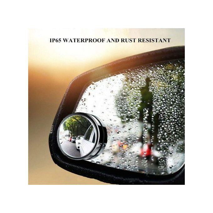 Rétroviseur Convexe À Cadre Rond Pour Angle Mort thumbnail 6