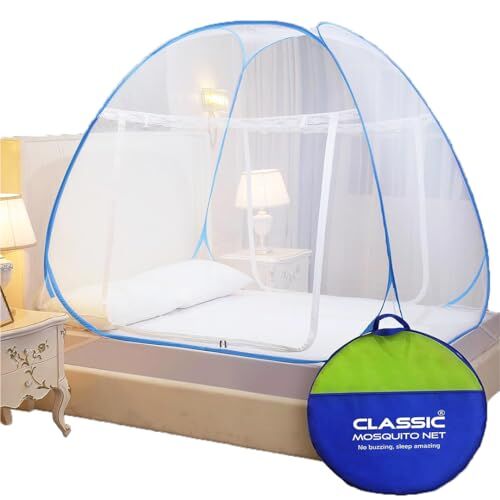 Moustiquaire De Lit Pliable Pop-up Pour Lit King Size (180x200 Cm)