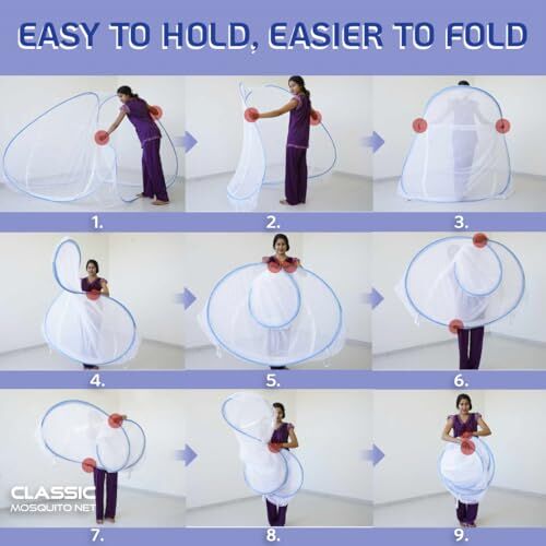 Moustiquaire De Lit Pliable Pop-up Pour Lit King Size (180x200 Cm) thumbnail 5