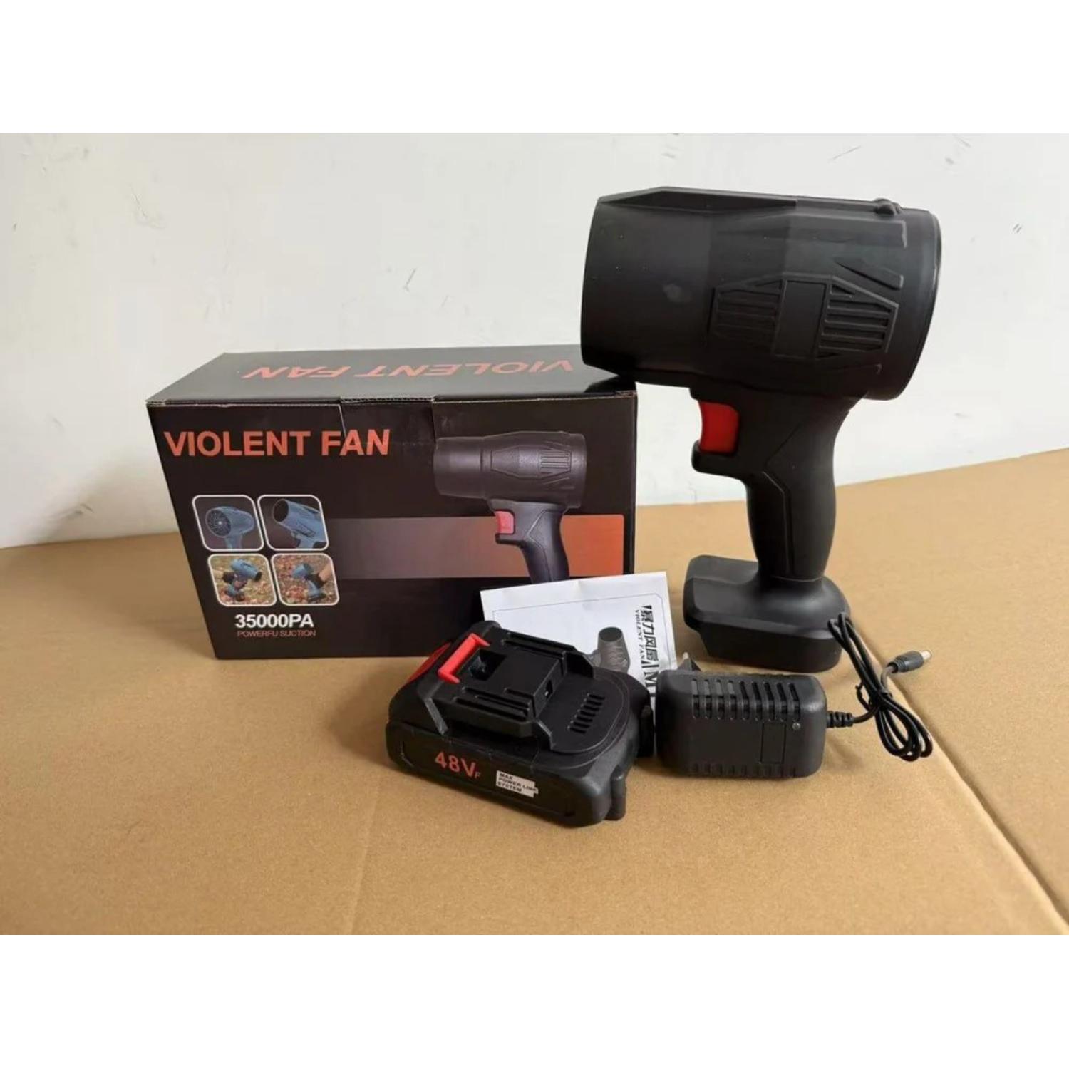 Souffleur Air Comprimé 48v Sans Fil – Turbo Puissant Pour Dépoussiérage & Séchage Voiture
