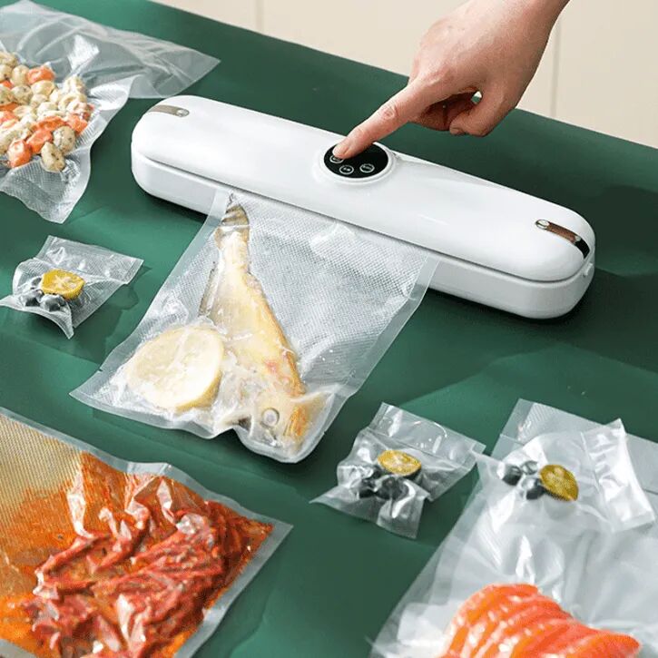 Appareil De Mise Sous Vide Alimentaire Pour Usage Domestique, Double Voltage Et Fermeture Hermétique thumbnail 4