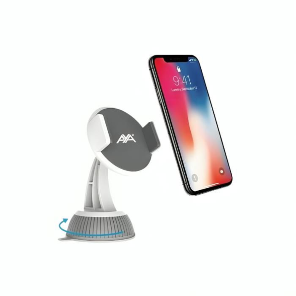 Support De Téléphone Pour Voiture - Rotation 360° - Installation Sans Outils