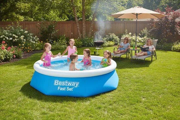 Piscine Familiale Gonflable Fast Pour Jardin Et Loisirs Aquatiques thumbnail 4