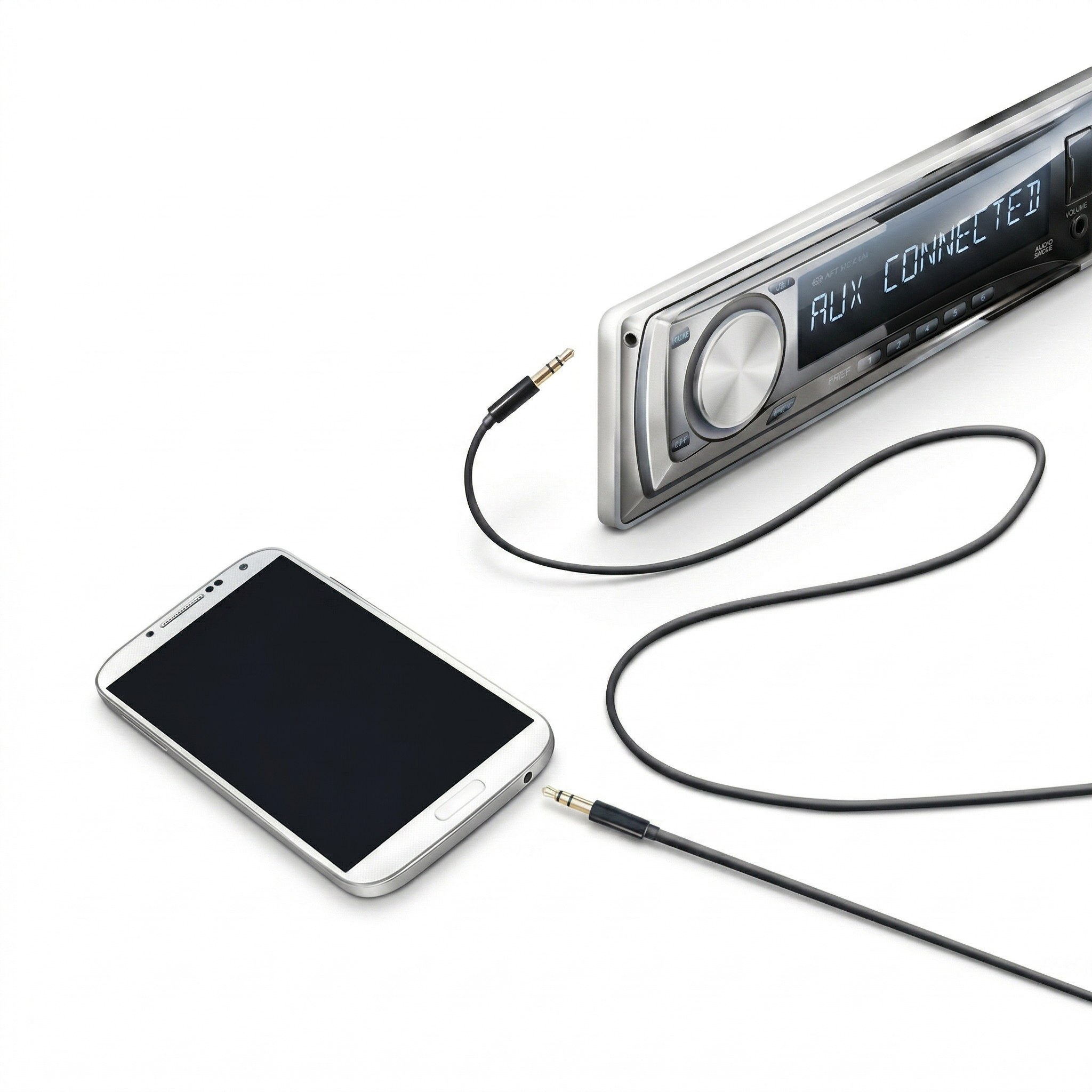 Cable Audio Stereo 1m - Compatible Smartphones, Tablettes Et Lecteurs Mp3
