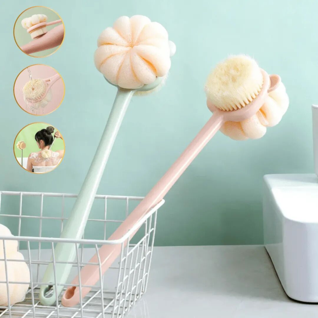 Brosse De Bain Double Face Certifiée Pour Le Soin Complet Du Corps (colleur Aléatoire) thumbnail 1
