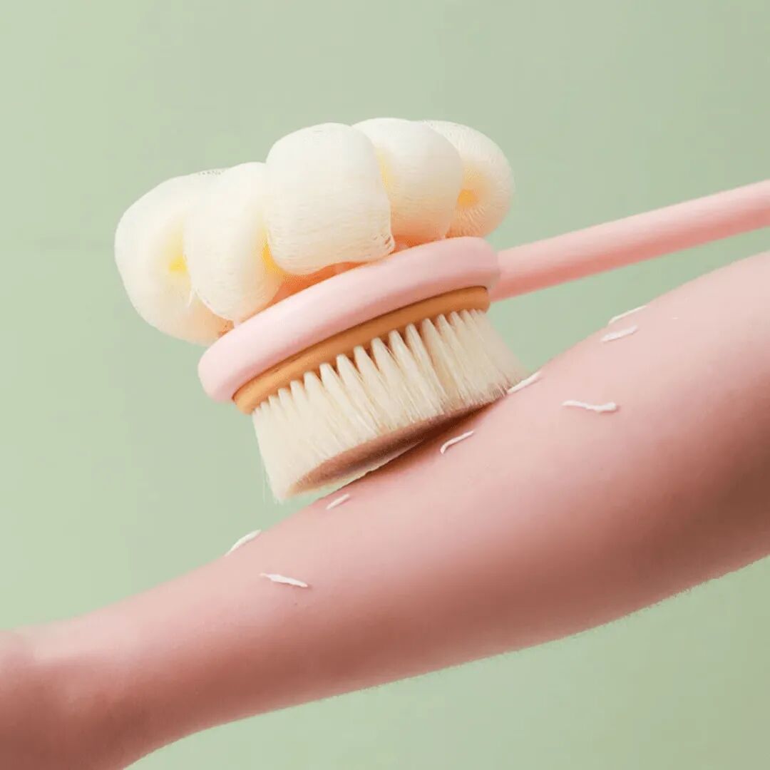 Brosse De Bain Double Face Certifiée Pour Le Soin Complet Du Corps (colleur Aléatoire) thumbnail 2