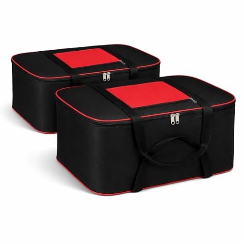 Lot De 2 Sacs De Rangement Sous Vide Pour Vêtements – Organisateurs Sous Lit Résistants À L’humidité Pour Couvertures & Habits