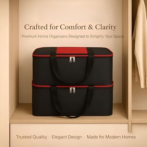 Lot De 2 Sacs De Rangement Sous Vide Pour Vêtements – Organisateurs Sous Lit Résistants À L’humidité Pour Couvertures & Habits thumbnail 4