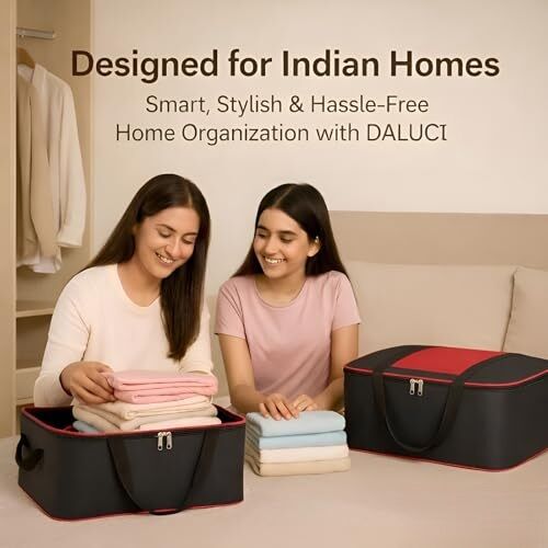 Lot De 2 Sacs De Rangement Sous Vide Pour Vêtements – Organisateurs Sous Lit Résistants À L’humidité Pour Couvertures & Habits thumbnail 5