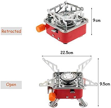 Brûleur De Réchaud Pliable Et Coupe-vent Ultra Léger Pour Camping thumbnail 3