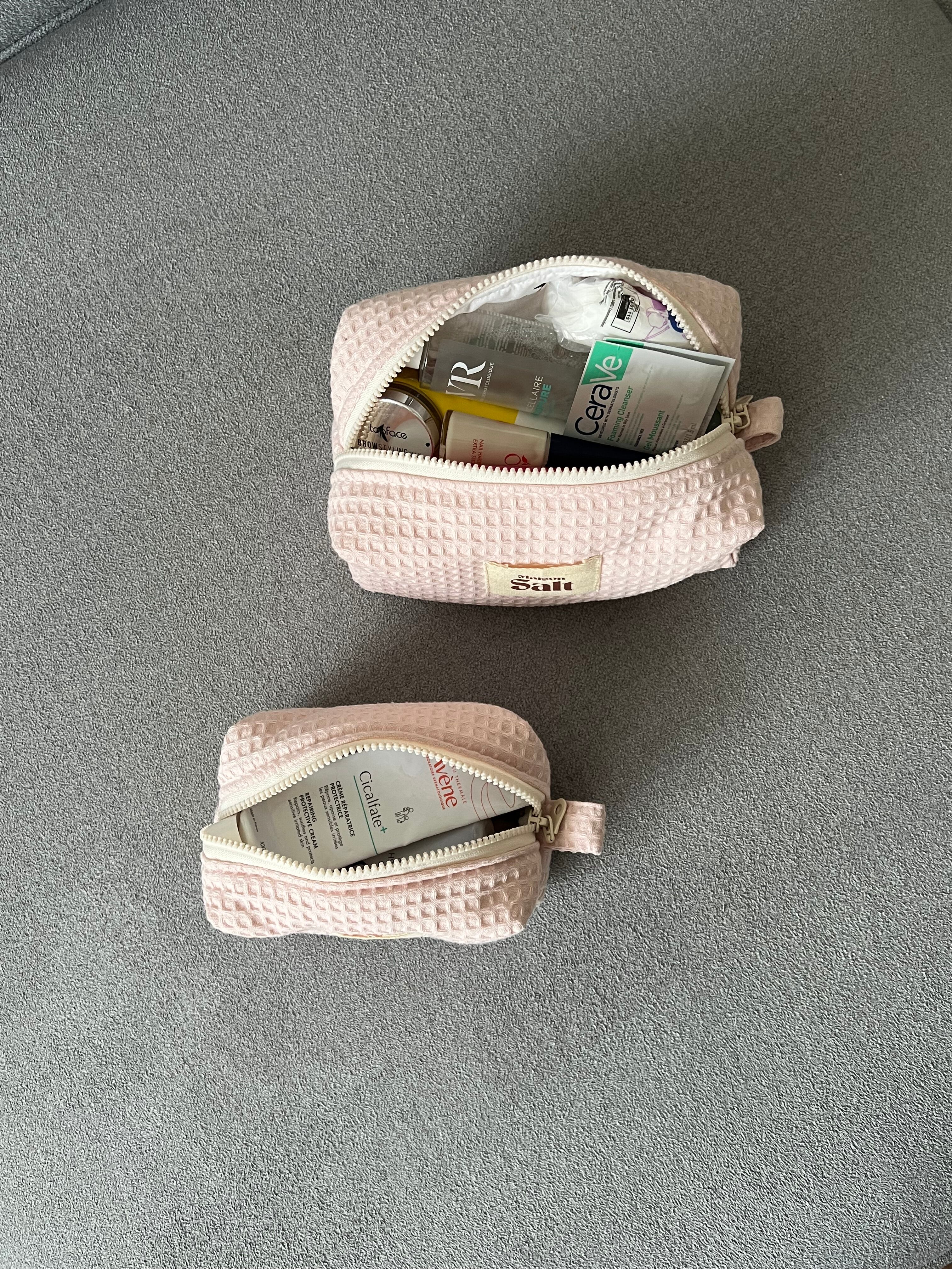 Pack Trousse Medium & Small [rose Nid D'abeille]