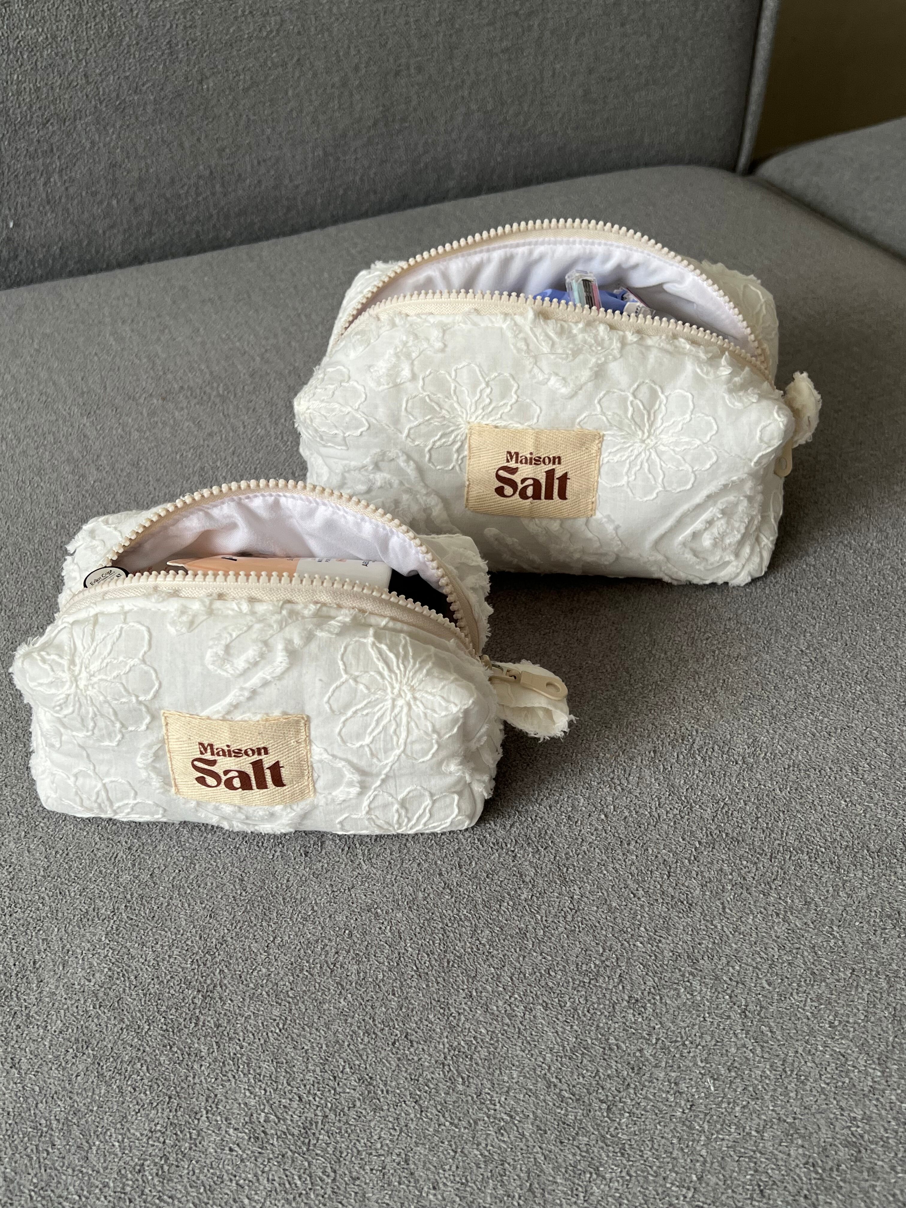 Pack Trousse Medium & Small [fleurie Blanche]