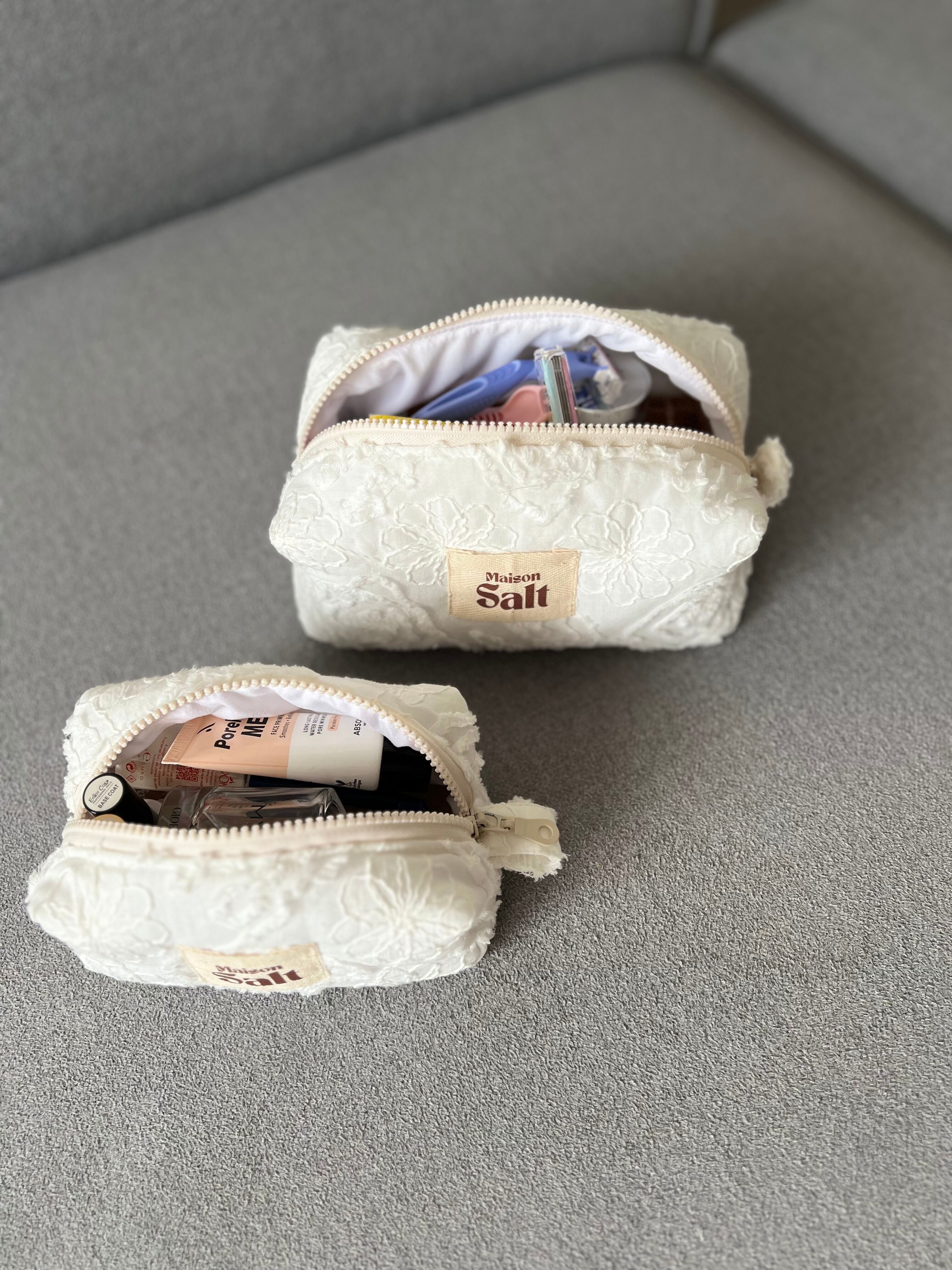 Pack Trousse Medium & Small [fleurie Blanche]