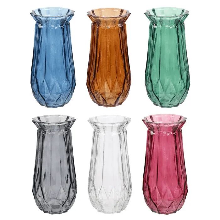 Vase Décoratif En Verre Élégant Pour Décoration Intérieure – Couleur Aléatoire