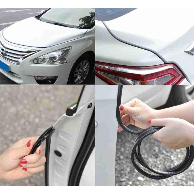 Bande De Protection Porte Voiture 5m Universelle – Protecteur De Bord & Joint D’étanchéité En Caoutchouc thumbnail 3